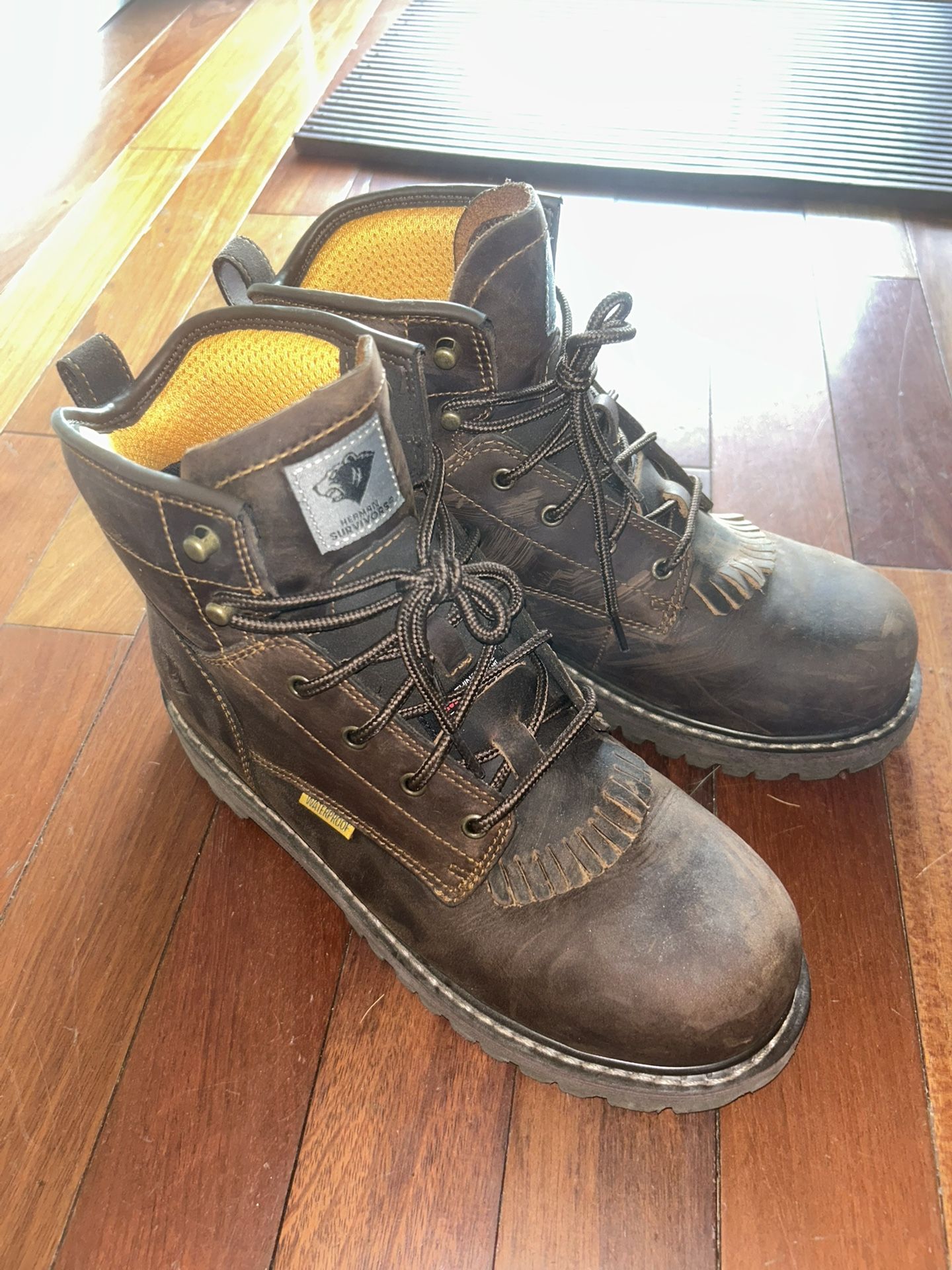 Herman Survivors Steel Toe Work Boots – Size 11 – Worn Once