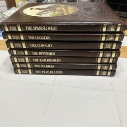 7 1970s time life old west volumes set