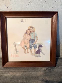 Norman Rockwell Framed Print
