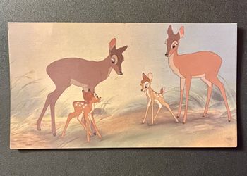 "Bashful Bambi" from Bambi Hand-Inked, Hand-Painted Limited Edition Cel Edition: 350 Image Size: Approximately 11" x 19" Framed Size: Approximately 20