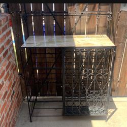 Beautiful Steel Wine Rack/bar 