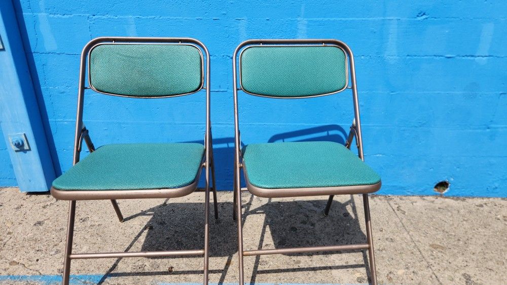 Vintage Samsonite Metal Folding Chairs