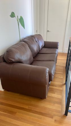 Leather couch