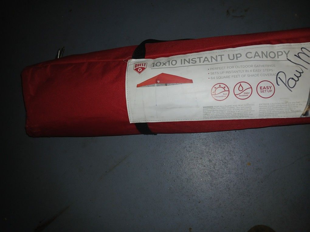 10 Ft X 10 Ft Easy Canopy