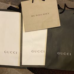 Gucci And Burberry Bags See Description 