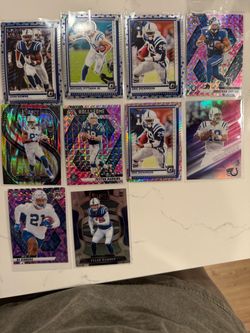 Indianapolis Colts NFL Trading Card Lot (10 Cards)