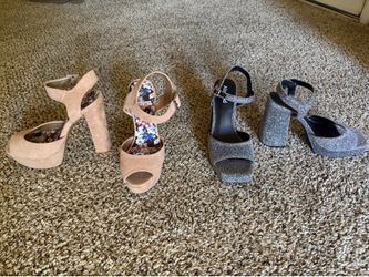 Two Pairs Women’s High Heels Size 6
