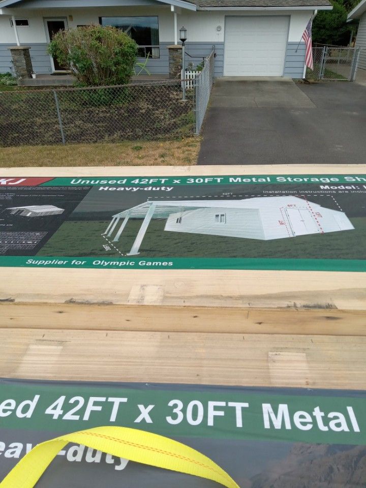 K4230T Metal Garage/ Shed/ Carport. New in Crate!
