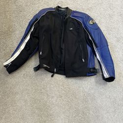 Joe Rocket motorcycle leather jacket men Small S