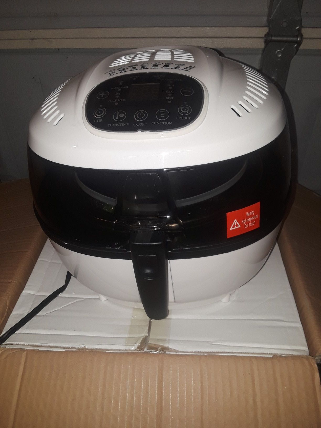 Digital air fryer