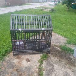 Luckup Large Dog Crate On Wheels $25 Obo