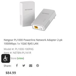 NETGEAR - Powerline 1000 Internet Extender