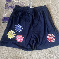 Navy Blue Eric Emanuel Shorts