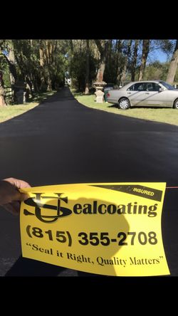 Sealcoating and power washing