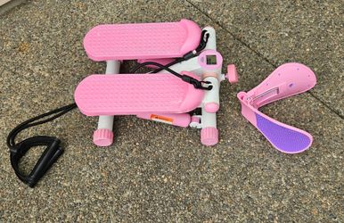 Pink Mini Stair Stepper & Thigh Toner Fitness Bundle