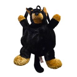 Vintage Aurora Rottweiler Dog Plush Toy Backpack Rare Retired Lovey