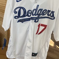 Dodgers Women Jersey 2X  Full Bling 