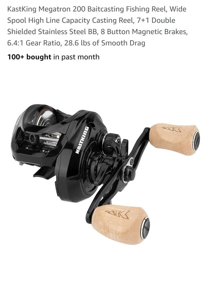 KastKing Megatron 200 Baitcasting Fishing Reel