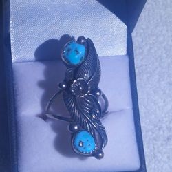 Butterfly Torquise Ring