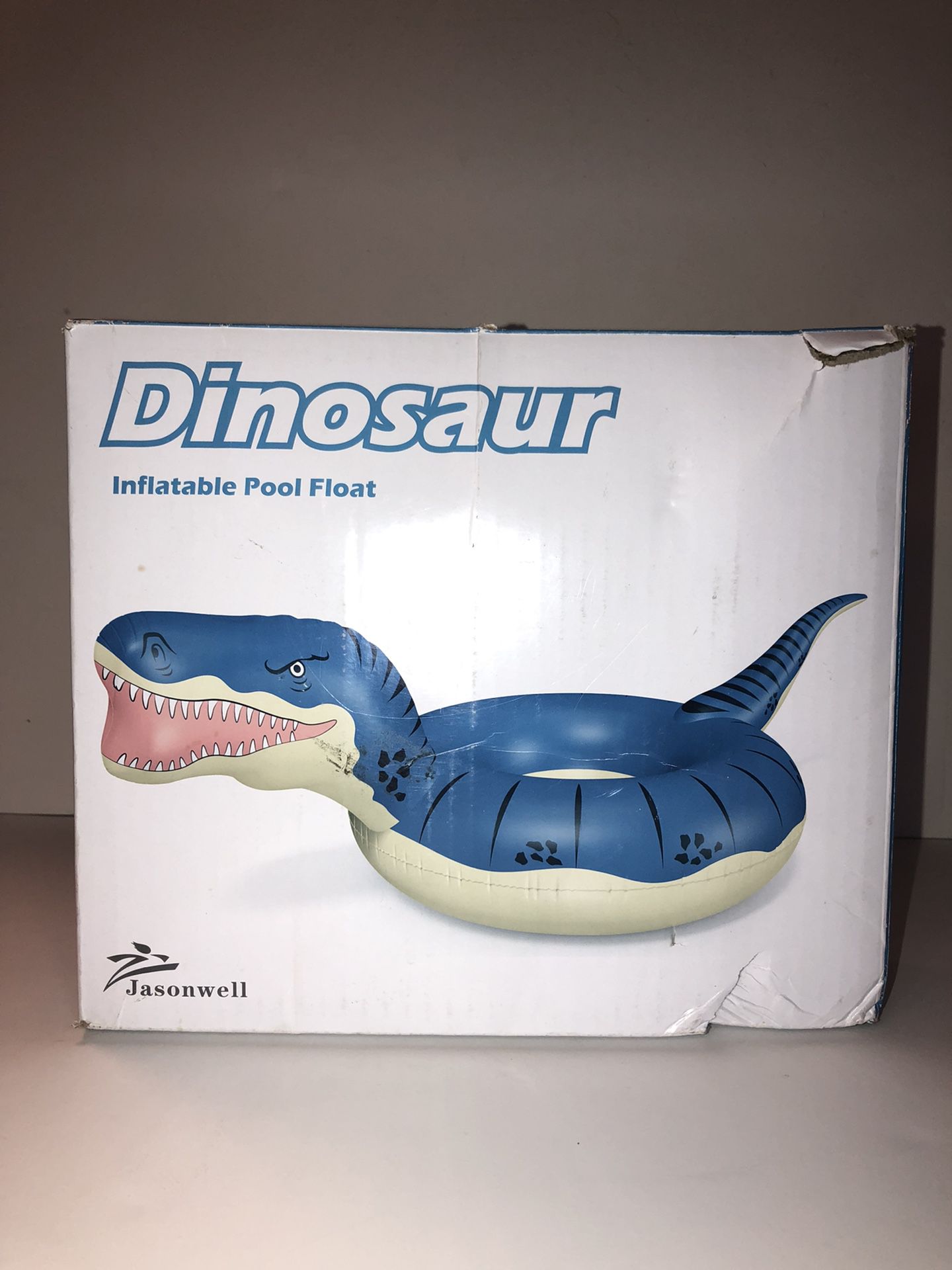 Jasonwell Inflatable Dinosaur Pool Float Tube for Boys Girls Adults 93''