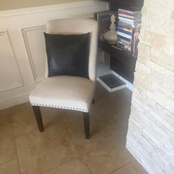 Cream Fabric Chairs