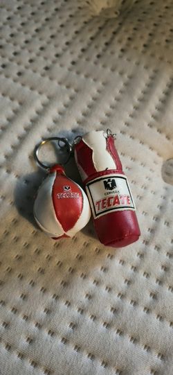 Tecate Boxing Keychains