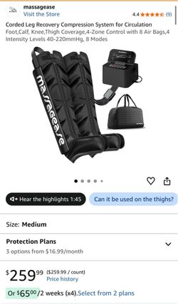 air compression leg massager
