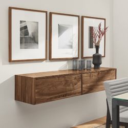 Room And Board Floating Cabinet And Shelf