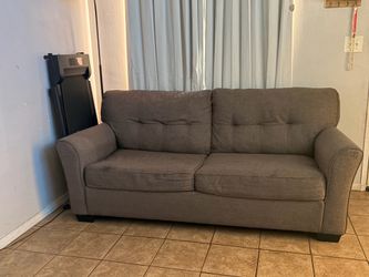 Gray Couch with pullout bed
