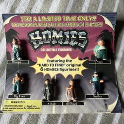 10 HOMIES TV COLLECTIBLE ACTION FIGURES W/ THE “HARD TO FIND” ORIGINAL 6 HOMIES