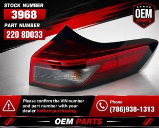 2021-2025 NISSAN ROGUE OEM REAR RIGHT OUTER LED TAIL LIGHT. REAR PASSENGER SIDE.