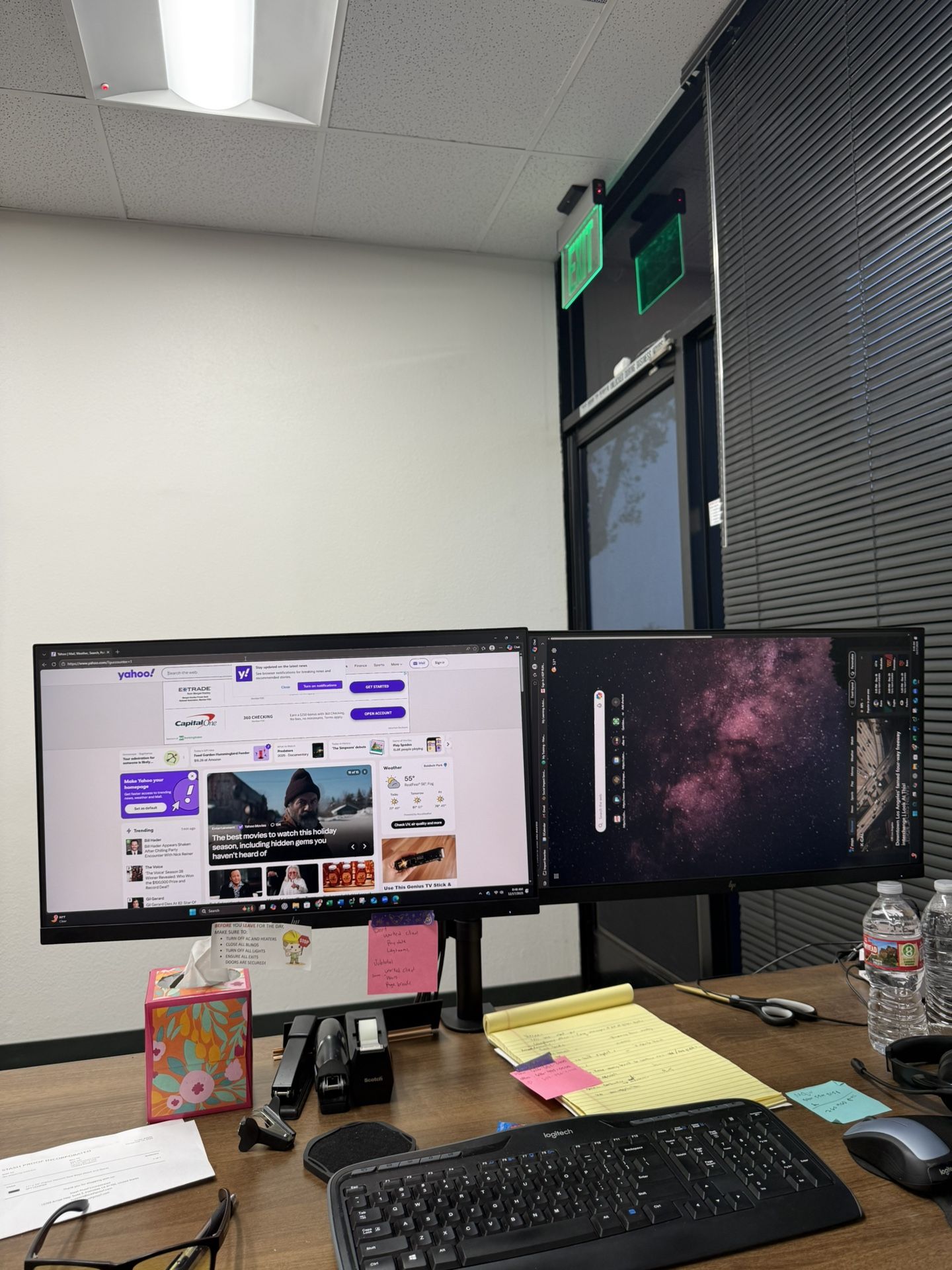 HP E24 G5 FHD Monitors Dual Screen Computer