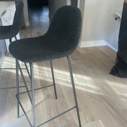 Black Kitchen Stools, Set Of 4