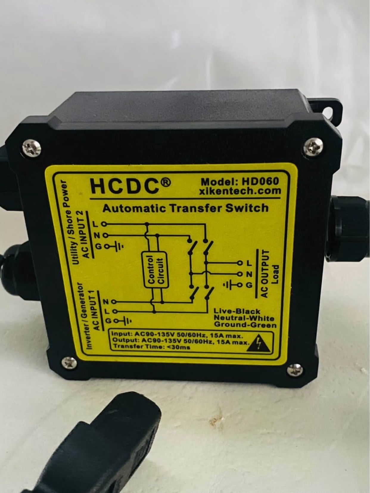 labwork 30 A 25 Feet 3 Prong Generator Extension Cord L5-30P to L5-30R 125V Up to 7500W 10 Gauge SJT