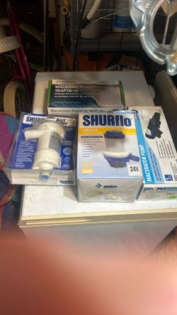 Boat bait and Macerator pumps