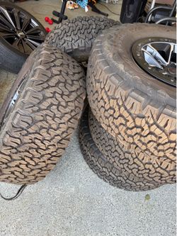 5 tires only bfg Goodrich ko2 35s 315/70/17