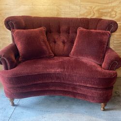 Perfect Condition Beautiful Red Couch 