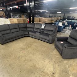 Vance Grey Power sectional