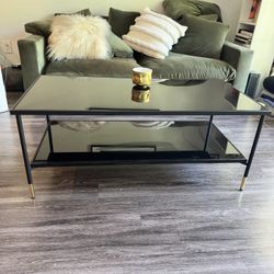 Black Glass Coffee Table