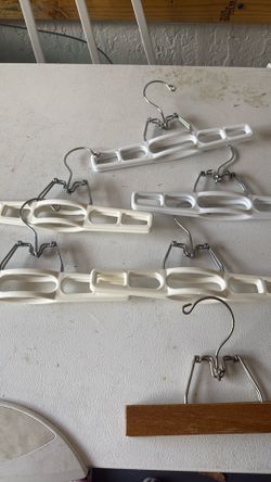 6 Pants Hangers 