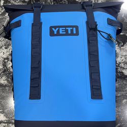 New YETI Hopper M20 Soft Backpack Cooler Big Wave Blue Updated 2023 Model