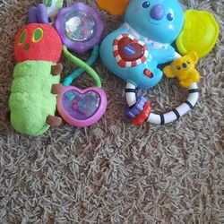 Infant Toddler Toys, Rattle, Elephant, Sheep, Cow, Horse, Pig, Catapiller, Khola
