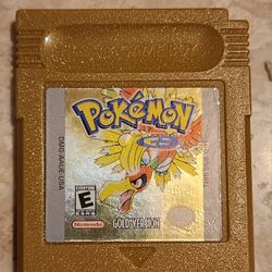 Gameboy Pokemon Gold Version Game  