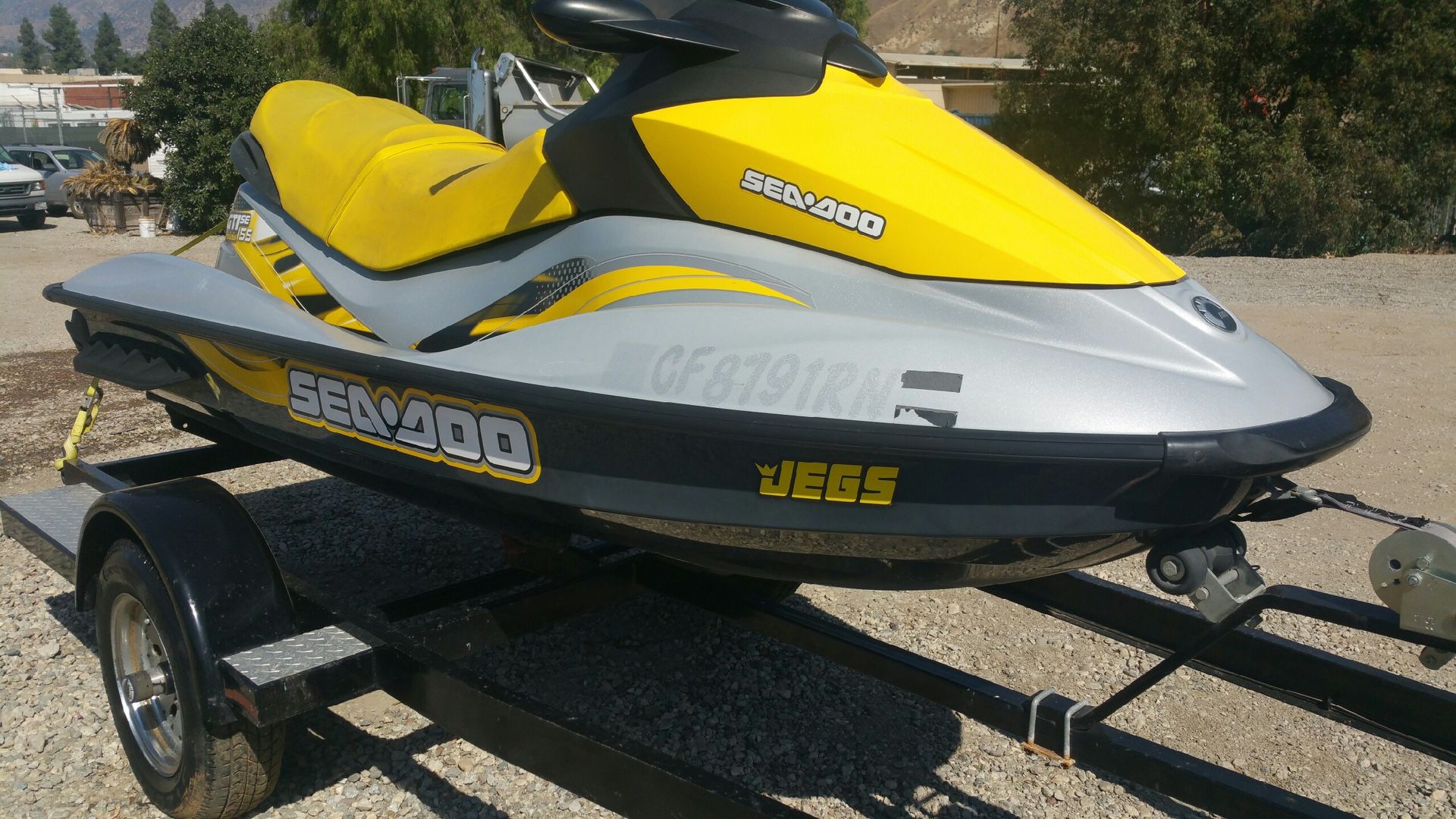 2006 seadoo GTI with trailer - selling as parts