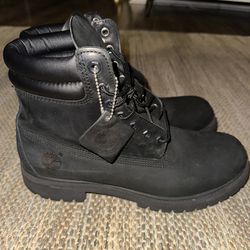 Black Timberland boots