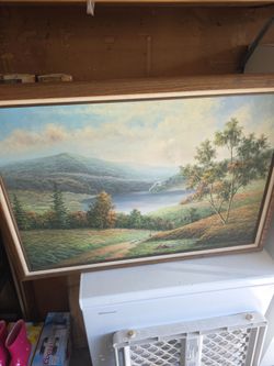 Landscape sheep herder $100 obo
