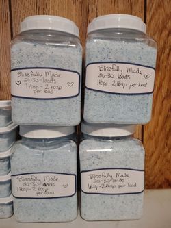 Blissfully made laundry detergent