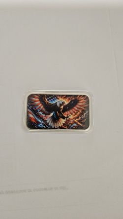 2025 PATRIOT AMERICAN FIRST EAGLE COLORIZED 1 OZ SILVER. 999