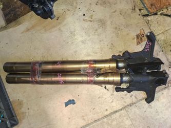 06 07 Suzuki GSXR 600 750 Front Forks Shocks Suspension GSXR600 GSXR750 S3751