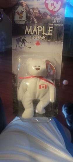 McDonald's Ty Maple the bear  1993 error MAKE ME AN OFFER